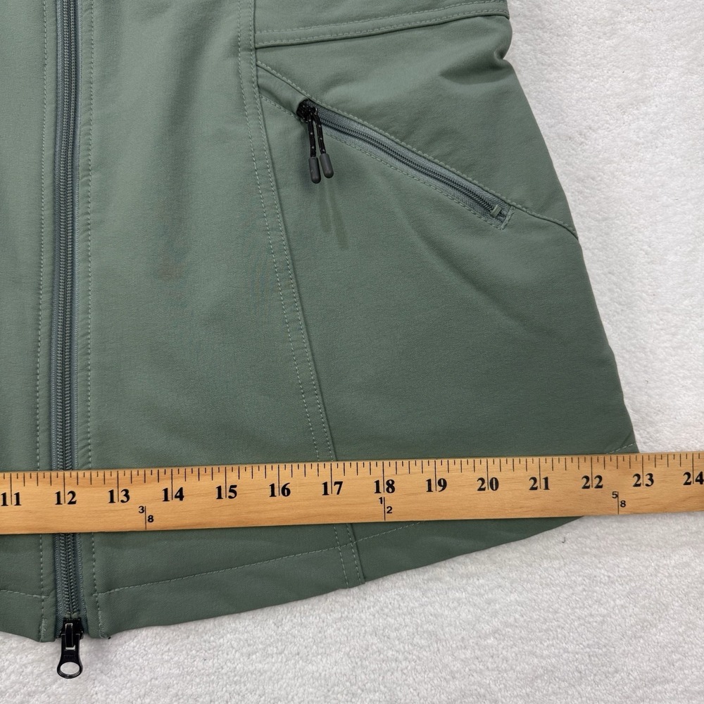 Iceberg Outerwear Jacket Women M Sage Green Fleece Lined Hooded 2230 AH-29 - Picture 9 of 10